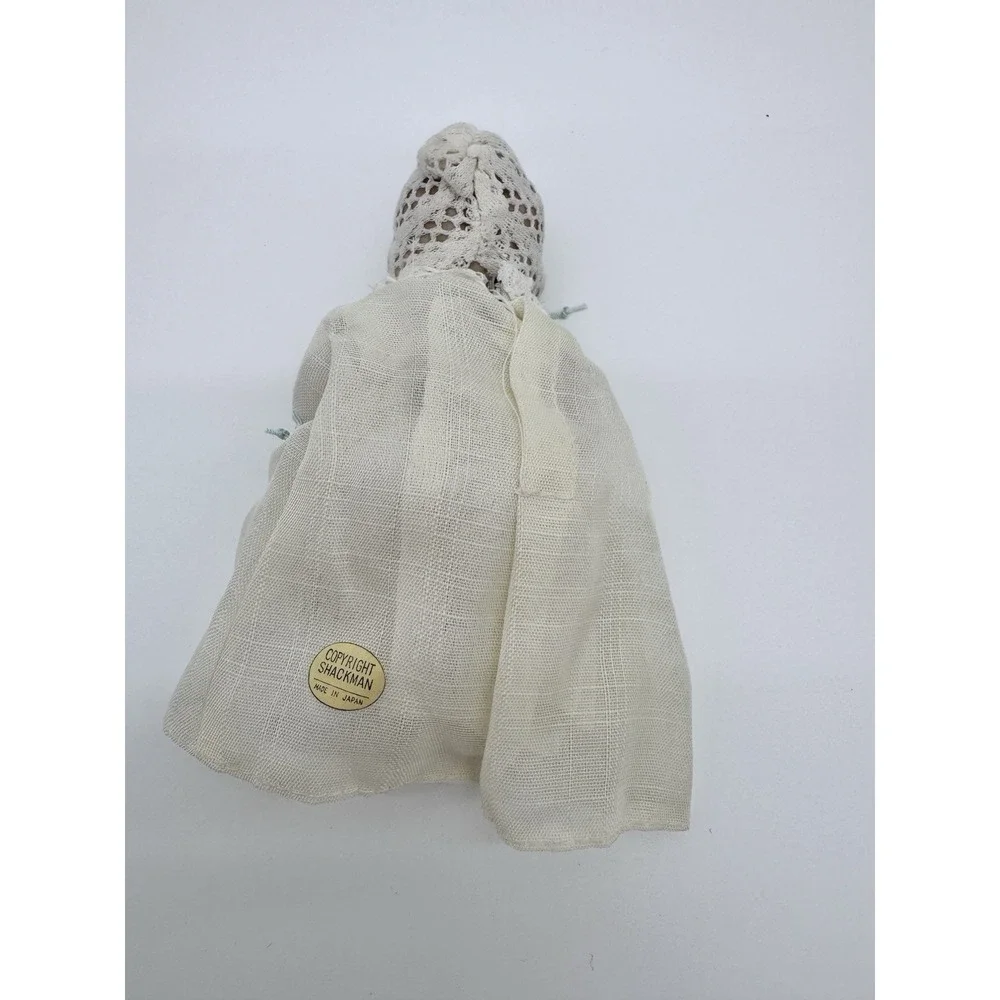 Vintage Porcelain Bisque Newborn Baby Doll in an‎ Original Shackman Japan